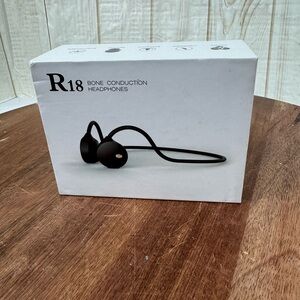 R18 Black Bone Conduction Headphones